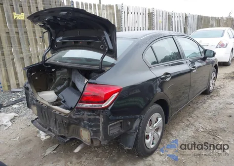 2015 Honda Civic Lx из США, поврежденный, VIN 2HGFB2F51FH509183